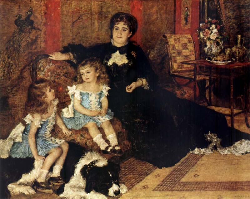 Pierre-Auguste Renoir Madame Charpenting and Children Spain oil painting art